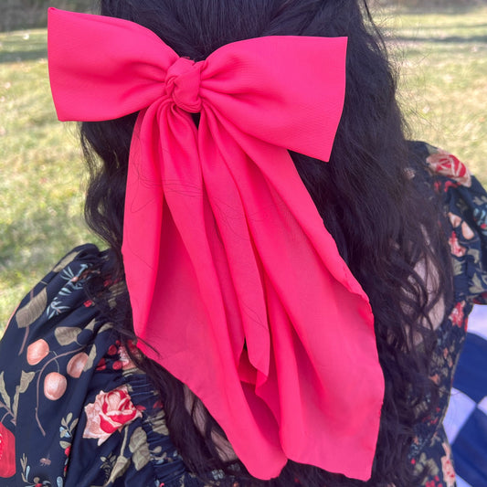 Blush Hair Bow