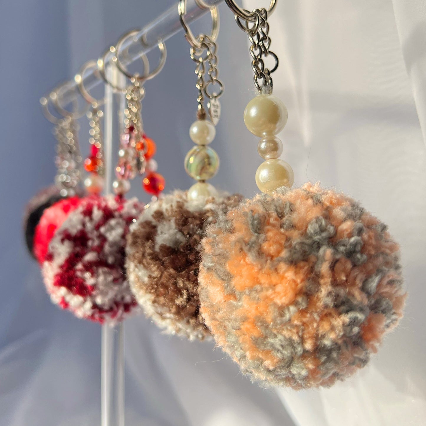 Pompom Keychains