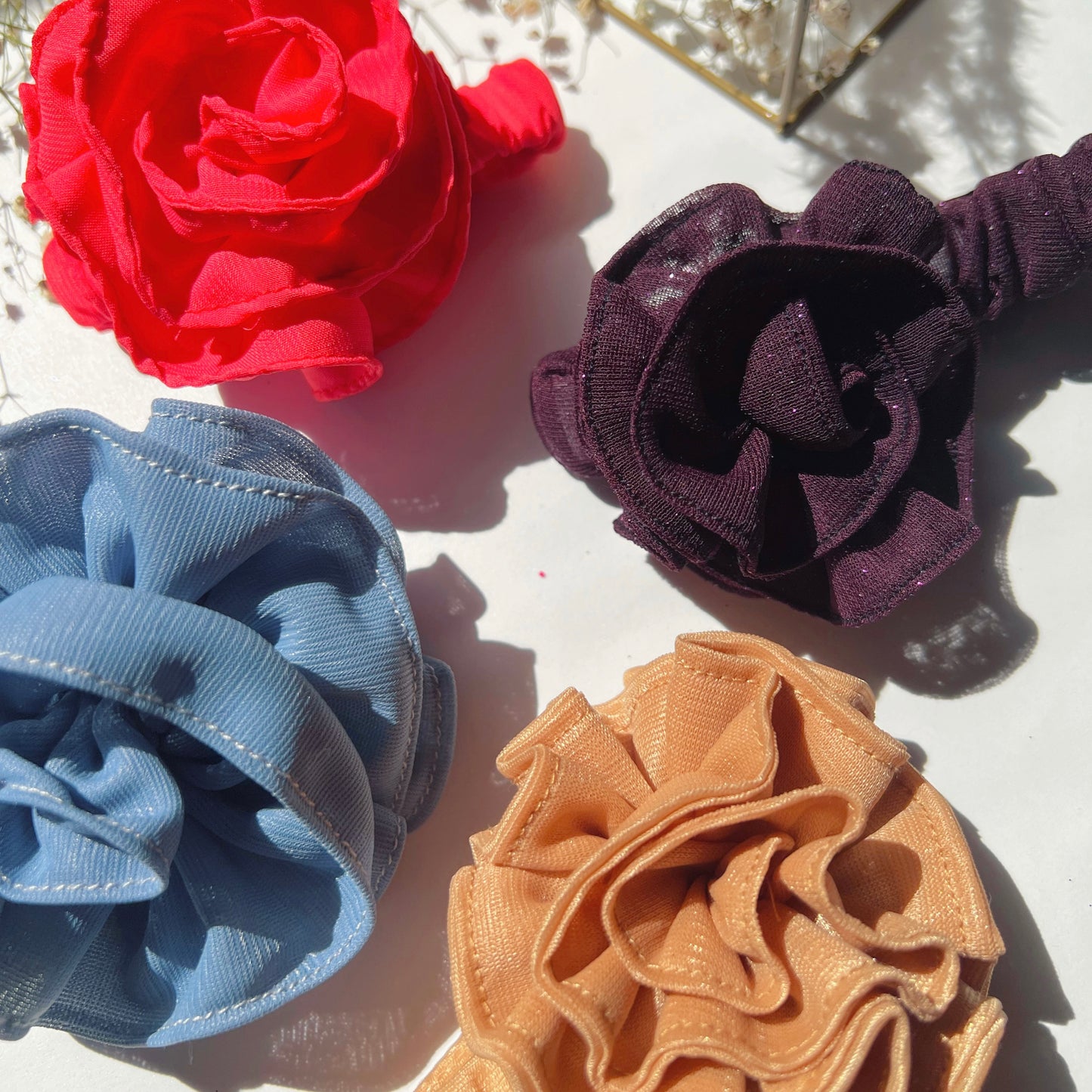 Floral Scrunchies