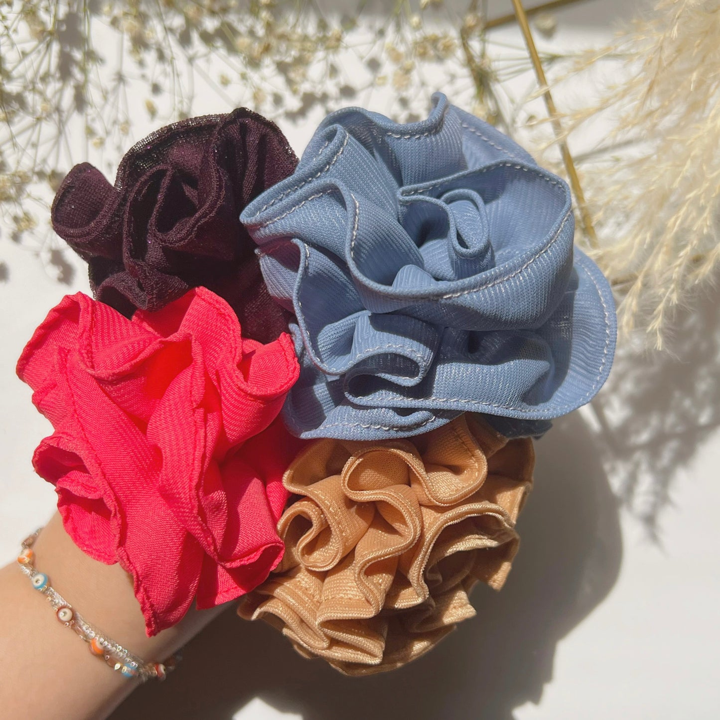 Floral Scrunchies